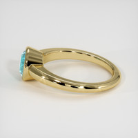 1.25 Ct. Gemstone Ring, 18K Yellow Gold 4