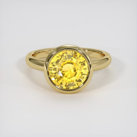 5.12 Ct. Yellow Sapphire Ring, 18K Yellow Gold 1