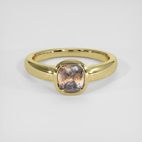 1.15 Ct. Bi Color Sapphire Ring, 18K Yellow Gold 1
