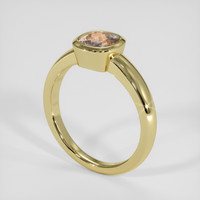 1.15 Ct. Bi Color Sapphire Ring, 18K Yellow Gold 2