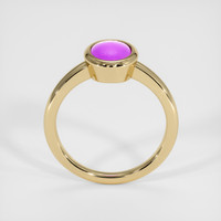 2.20 Ct. Purple Sapphire Ring, 18K Yellow Gold 3