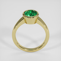 2.08 Ct. Emerald Ring, 18K Yellow Gold 3