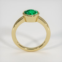 1.57 Ct. Emerald Ring, 18K Yellow Gold 3