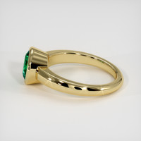 1.57 Ct. Emerald Ring, 18K Yellow Gold 4