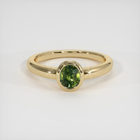 0.77 Ct. Bi Color Sapphire Ring, 18K Yellow Gold 1