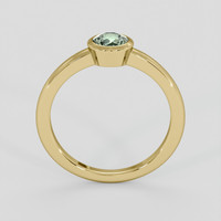 0.79 Ct. Green Sapphire Ring, 18K Yellow Gold 3