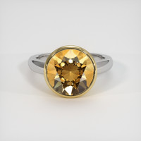 4.16 Ct. Gemstone Ring, 14K Yellow & White 1