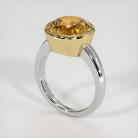 4.16 Ct. Gemstone Ring, 14K Yellow & White 2