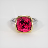 6.87 Ct. Gemstone Ring, 14K Yellow & White 1