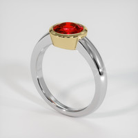 1.72 Ct. Ruby Ring, 14K Yellow & White 2