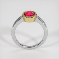 2.03 Ct. Ruby Ring, 14K Yellow & White 3