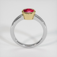 1.51 Ct. Ruby Ring, 14K Yellow & White 3