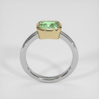 2.00 Ct. Green Sapphire Ring, 18K Yellow & White 3