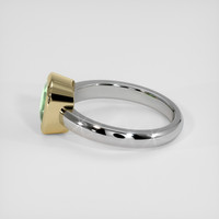 2.00 Ct. Green Sapphire Ring, 18K Yellow & White 4