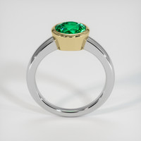 1.57 Ct. Emerald Ring, 18K Yellow & White 3