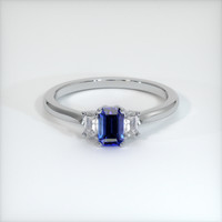 0.89 Ct. Sapphire Ring, Platinum 950 1