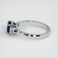 1.52 Ct. Blue Sapphire Ring, Platinum 950 4