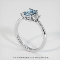 1.18 Ct. Sapphire Ring, Platinum 950 2