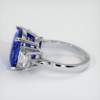 7.24 Ct. Blue Sapphire Ring, Platinum 950 4