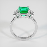 2.93 Ct. Emerald Ring, Platinum 950 3