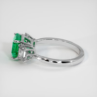 2.93 Ct. Emerald Ring, Platinum 950 4