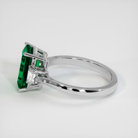 2.34 Ct. Emerald Ring, Platinum 950 4