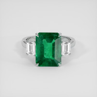 4.87 Ct. Emerald Ring, Platinum 950 1