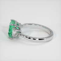 2.35 Ct. Emerald Ring, Platinum 950 4