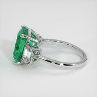 4.00 Ct. Emerald Ring, Platinum 950 4