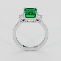 3.15 Ct. Emerald Ring, Platinum 950 3
