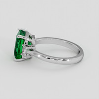 3.15 Ct. Emerald Ring, Platinum 950 4