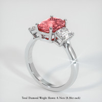 1.96 Ct. Sapphire Ring, Platinum 950 2