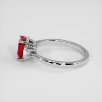 1.61 Ct. Ruby Ring, Platinum 950 4