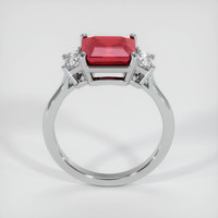 2.92 Ct. Ruby Ring, Platinum 950 3