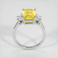 4.55 Ct. Yellow Sapphire Ring, Platinum 950 3