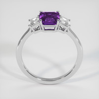 2.12 Ct. Purple Sapphire Ring, Platinum 950 3