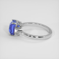 3.83 Ct. Blue Sapphire Ring, Platinum 950 4