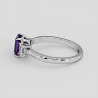1.53 Ct. Violet Sapphire Ring, Platinum 950 4