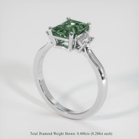 2.12 Ct. Sapphire Ring, Platinum 950 2