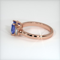 0.77 Ct. Sapphire Ring, 14K Rose Gold 4