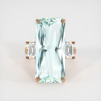 15.27 Ct. Gemstone Ring, 18K Rose Gold 1