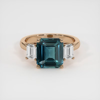 5.03 Ct. Sapphire Ring, 18K Rose Gold 1