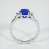 2.21 Ct. Blue Sapphire Ring, 10K White Gold 3