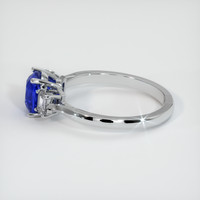 2.21 Ct. Blue Sapphire Ring, 10K White Gold 4