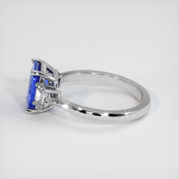 1.56 Ct. Blue Sapphire Ring, 10K White Gold 4