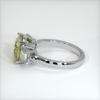 2.28 Ct. Yellow Sapphire Ring, 10K White Gold 4