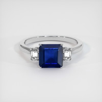 1.94 Ct. Sapphire Ring, 14K White Gold 1