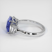 4.09 Ct. Color Change Sapphire Ring, 14K White Gold 4