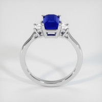 2.02 Ct. Blue Sapphire Ring, 14K White Gold 3