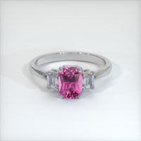 1.26 Ct. Sapphire Ring, 14K White Gold 1